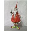 Image 2 : Santa Figurine w/ Beard, Tree & Maker's Mark - 12" Tall