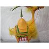 Image 10 : Qty 2 Camel Figurines: White Porcelain & Yellow w/ Maker's Mark PB 10 - 11" Tall