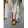 Image 8 : Qty 2 Camel Figurines: White Porcelain & Yellow w/ Maker's Mark PB 10 - 11" Tall