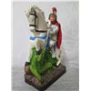 Image 8 : Knight in Shining Armor on White Steed Ornament - 7" Tall
