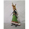 Image 2 : Queen of Hearts Figurine w/ Playing Card Back & Maker's Mark PB* - 8" Tall
