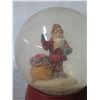 Image 8 : Neiman Marcus 2013 Snow Globe 6" Ht & Scandinavian Santa Figure 11" Tall