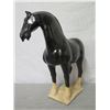 Image 2 : Black Stallion Horse on Base, 16" Tall