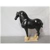 Image 3 : Black Stallion Horse on Base, 16" Tall