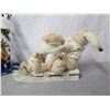 Image 17 : Christmas Tree 15" Tall, Star Ornament, Sledding Bear Family & Dog Décor