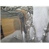 Image 8 : Qty 2 Large Metal Serving Trays, Candle Holder & 2 Condiment Dishes