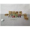 Image 2 : Qty 12 Ball Ornaments, 2 Grapes, 2 Wine Glasses, 3 Bead Napkin Rings & 7 Bags