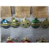 Image 8 : Qty 12 Ball Ornaments, 2 Grapes, 2 Wine Glasses, 3 Bead Napkin Rings & 7 Bags
