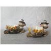 Image 2 : Qty 2 Hand Painted Mice Condiment Bowls FF Sri Lanka