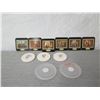 Image 2 : Qty 6 John Hinde Original Cork Coasters, 3 Round Turtles by Ash Hawaii, etc