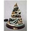 Image 2 : Thomas Kinkade Christmas by the Harbor Illuminated Tree #B7399 - 13" Tall
