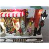 Image 8 : Roman Christmas Musical LED Kris Kringle Depot, 12" Height (Retail $351)