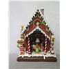 Image 2 : Raz Imports CS Wo Musical LED Gingerbread House Figurine, 12" Height