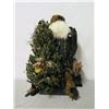 Image 2 : Santa in Tree Leaves, Signed Ione Adams 2005 - 27" Tall