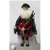 Image 1 : MacKenzie-Childs Santa w/ Bagpipes 19" Tall