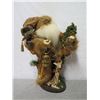 Image 2 : Forever Christmas by Chelsea Fair, Ltd. Ed.  Santa & Giraffe, 22" Tall