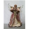 Image 2 : Angel w/ Gold Metal Wings, 22" Tall