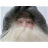 Image 8 : Santa in Gray & White Cape w/ Fur Accents, 18" Tall