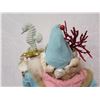 Image 19 : Hawaiian Santa w/ Pearls, Shells & Seahorse Staff, 25" Tall