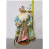 Image 21 : Hawaiian Santa w/ Pearls, Shells & Seahorse Staff, 25" Tall