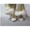 Image 17 : Santa in Gold Coat w/ Fur Trim & Presents 25" Tall