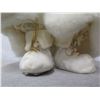 Image 23 : Santa in Gold Coat w/ Fur Trim & Presents 25" Tall