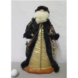 Santa Signed by Artist Joan Blankenfeld 2005 Hawaii, 18" Tall