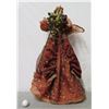 Image 1 : Angel w/ Gold & Burgundy Wings & Dress, 28" Tall
