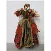 Image 2 : Angel w/ Gold & Burgundy Wings & Dress, 27" Tall