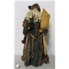 Image 1 : Santa in Brown Fur Coat & Hat w/ Presents, 33" Tall