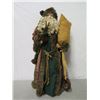 Image 2 : Santa in Brown Fur Coat & Hat w/ Presents, 33" Tall