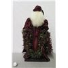 Image 1 : Santa w/ Wreath 'Over the Koolaus' Signed Ione Adams 2005