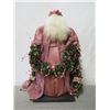 Image 2 : Santa w/ Wreath 'Over the Koolaus' Signed Ione Adams 25" Tall