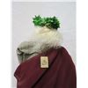 Image 23 : Santa w/ Tag 'Our Lady of Mt Carmel. Have Pity On Us' 28" Tall