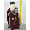 Image 25 : Santa w/ Tag 'Our Lady of Mt Carmel. Have Pity On Us' 28" Tall