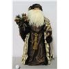 Image 1 : Santa w/ Tasseled Coat Holding Pine & Fruit