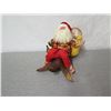 Image 25 : Hawaiian Santa Riding Wooden Turtle w/ Nautilus & Shells Gifts Bag