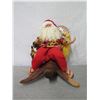 Image 2 : Hawaiian Santa Riding Wooden Turtle w/ Nautilus & Shells Gifts Bag