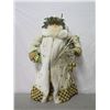 Image 2 : MacKenzie-Childs Santa in Star Coat w/ Fur Trim, 34" Tall