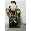 Image 1 : Santa 'Over the Koolaus' Signed Ione Adams, 28" Tall