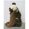 Image 2 : Santa 'Over the Koolaus' Signed Ione Adams, 26" Tall