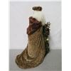 Image 8 : Santa 'Over the Koolaus' Signed Ione Adams, 26" Tall