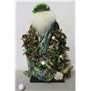 Image 1 : Hawaiian Santa 'Over the Koolaus, Kaneohe' By Ione Adams, 28" Tall