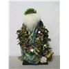 Image 2 : Hawaiian Santa 'Over the Koolaus, Kaneohe' By Ione Adams, 28" Tall