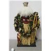Image 1 : Hawaiian Santa 'Over the Koolaus, Kaneohe' By Ione Adams, 28" Tall