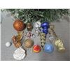Image 2 : Qty Approx. 13 Christmas Tree Ornaments: Balls, Cones, Angel, Zebra, Foo Dog, etc