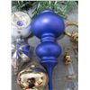 Image 8 : Qty Approx. 13 Christmas Tree Ornaments: Balls, Cones, Angel, Zebra, Foo Dog, etc