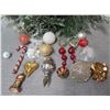 Image 1 : Qty Approx. 14 Christmas Tree Ornaments: Balls, Cones, Candy Canes, Heart, etc