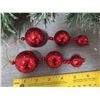 Image 8 : Qty Approx. 14 Christmas Tree Ornaments: Balls, Cones, Candy Canes, Heart, etc
