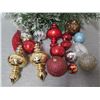 Image 2 : Qty Approx. 14 Christmas Tree Ornaments: Balls, Cones, Spheres, etc